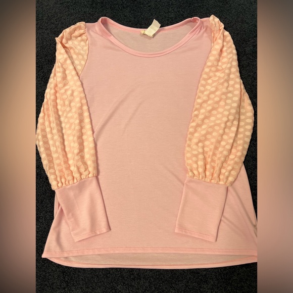 Two Tone Pink Top - Picture 4 of 5